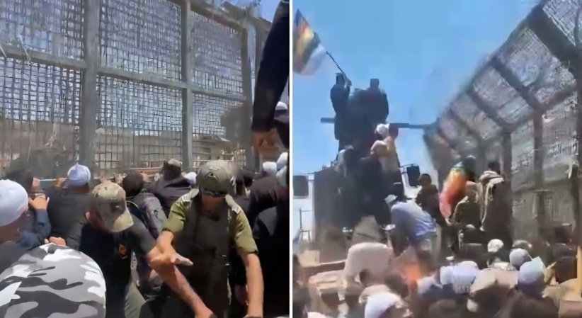 عشرات الدروز يعبرون الحدود من الجولان المحتل إلى سوريا 