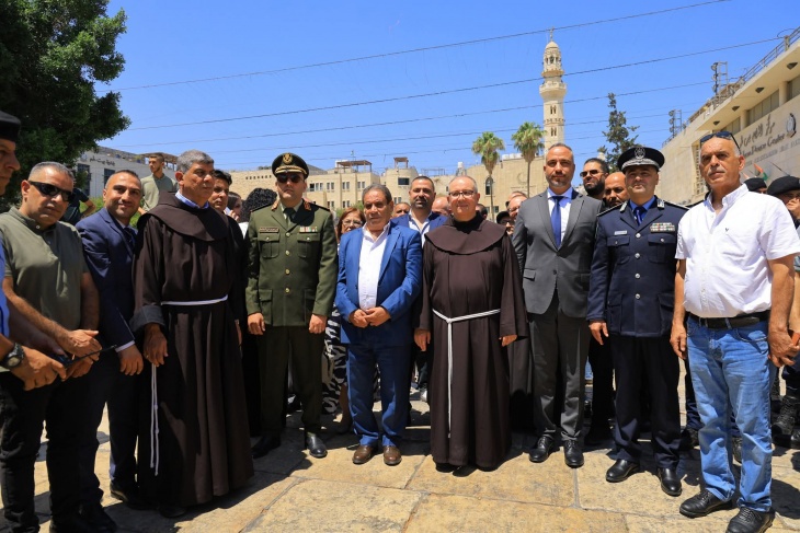 بيت لحم تستقبل حارس الأراضي المقدسة الجديد (صور)
