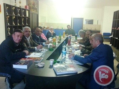 توزيع المهام على اعضاء مجلس ادارة رابطة اندية القدس المنتخب