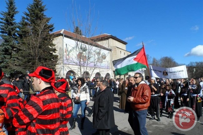 سفارة فلسطين في بلغاريا وفرقة القدس تشاركان في مهرجان السوريفا