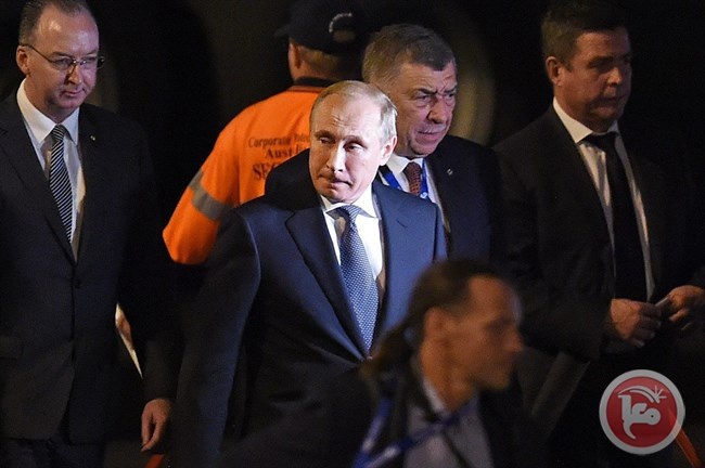 بوتين: روسيا تدعم جهود القيادة الفلسطينية