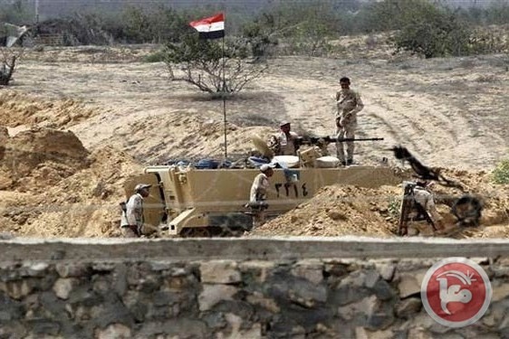 اصابة جنديين مصريين برصاص مهربي على حدود اسرائيل