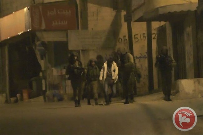 اعتقال 5 شبان من سنجل شمال رام الله