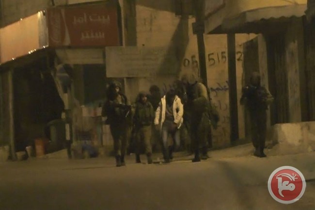 حملة دهم واعتقالات في محافظة الخليل