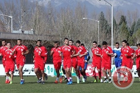 الأولمبي يخوض أولى تدريباته في ايران