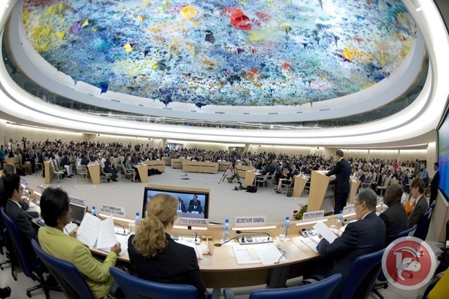 مجلس حقوق الإنسان بالأمم المتحدة يتبنى قرارا برفض الاستيطان