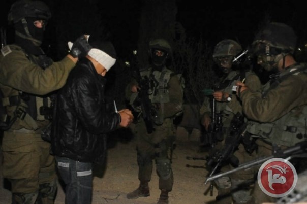 الاحتلال يعتقل 6 مواطنين من الضفة