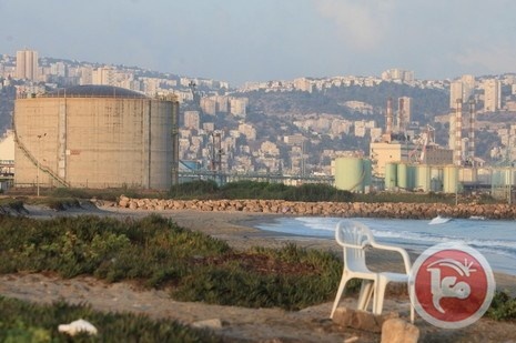 اسرائيل تغلق حاوية الامونيا في حيفا