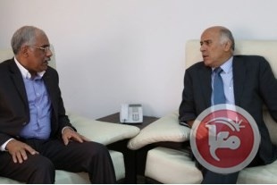 الرجوب يلتقي رئيس اتحاد الكرة المصري