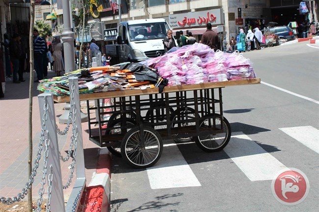 ازالة البسطات بنابلس خلال اسبوع
