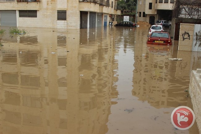 كم بلغت الامطار خلال 24 ساعة في نابلس؟