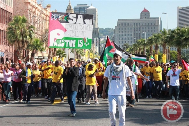 فعاليات يومية في جنوب إفريقيا دعما لإضراب الأسرى