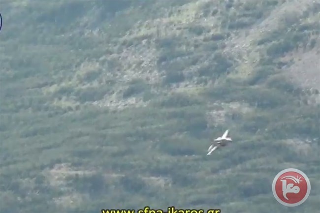 بالفيديو : طائرات حربية إسرائيلية في أجواء اليونان