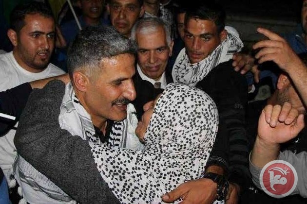 استقبال جماهيري للاسير ناصر عواد أبو مهدية
