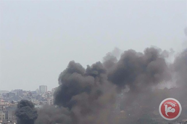 اندلاع حريق في عمارة سكنية بمخيم الشاطئ