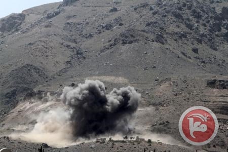 سقوط مقاتلة سعودية قرب صنعاء وتدمير المعبر الحدودي