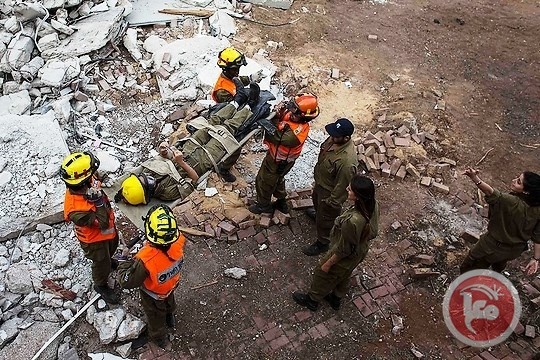 &quot;نقطة تحوّل&quot; تحاكي سقوط صواريخ على اسرائيل