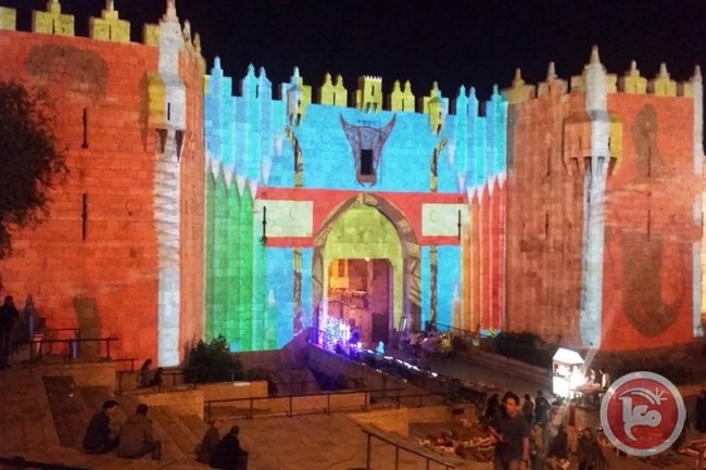 &quot;مهرجان الانوار&quot; في المدينة المحتلة