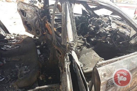 مجهولون يحرقون مركبة نائب رئيس جامعة الازهر بغزة