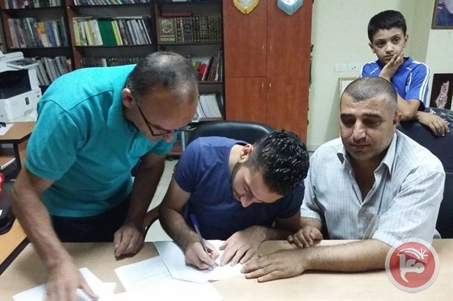 اللاعب علاء ادكيدك : وقعت على كشوفات نادي طوباس