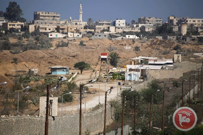 غزة- انجاز جزء من الخطة الامنية على الحدود مع مصر