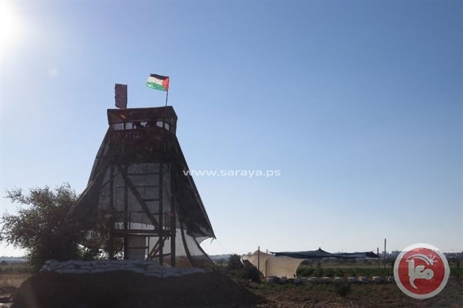 سرايا القدس تقيم برجا للمراقبة قرب الحدود مع اسرائيل