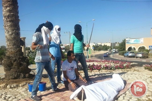 ​فنان من النقب يقدم &quot;لوحة فنية متحركة&quot;