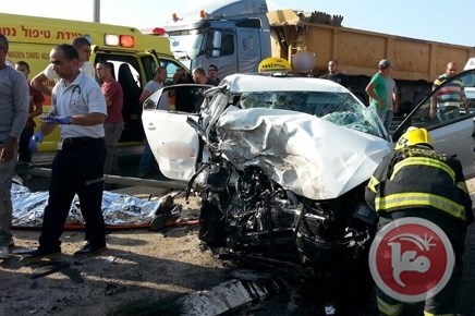 اربعة قتلى في حادث سير شمال اسرائيل