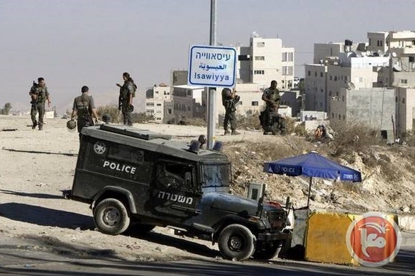 شرطة الاحتلال تقمع مسيرة في العيسوية