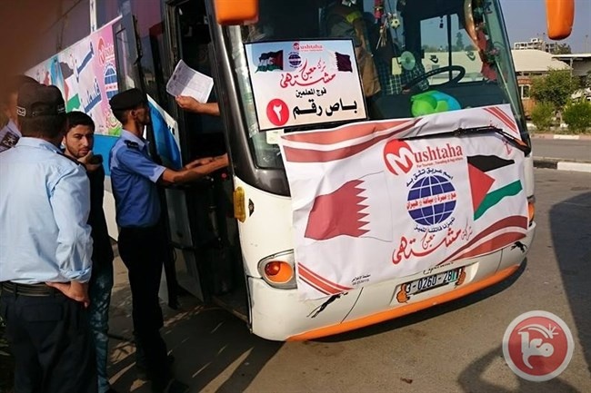 114 معلما يغادرون غزة لاجراء مقابلات للعمل في قطر