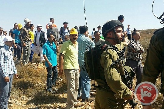 صور: مواجهات بين المستوطنين واهالي قصرة