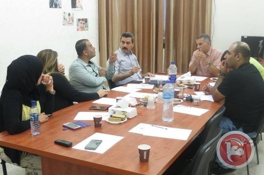 مناقشة مواضيع متعددة في الاجتماع الثاني لإدارة نادي أهلي قلقيلية