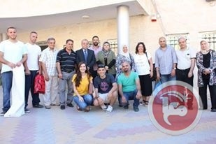 مجلس الوسط يشارك في استقبال وفد اطفال القطاع