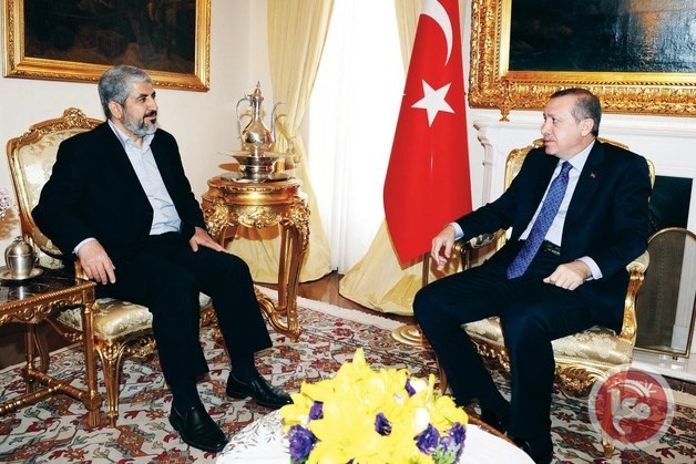 مشعل يلتقي الرئيس التركي