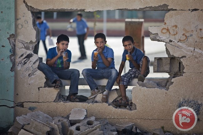 تعليق الدوام في جميع مدارس قطاع غزة غدا