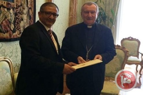 السفير قسيسيه يلتقي رئيس وزراء حاضرة الفاتيكان في روما