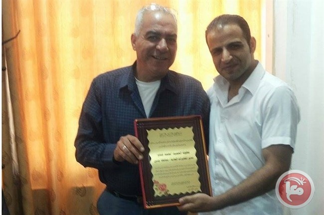 مدرسة الكارتيه الفلسطينية تكرم العميد محمد غنام مدير المخابرات في جنين
