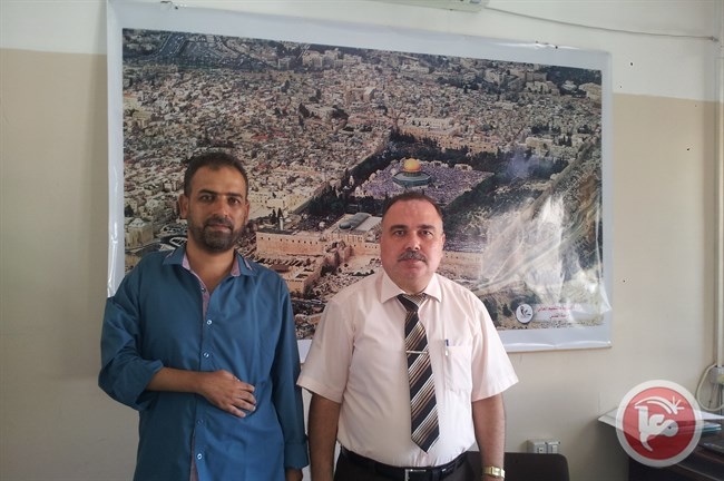 رئيس نادي السلام لذوي الإعاقة يلتقي مدير مديرية شرق غزة