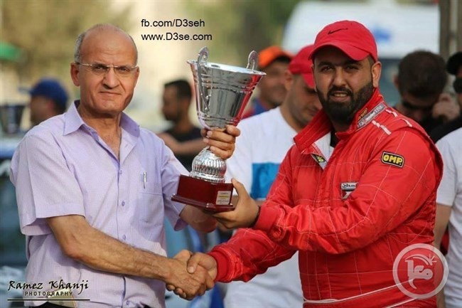 ابو سرية يحصل على مركز أسرع متسابق فلسطيني في سباق كومهو