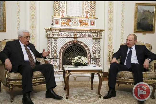 الكرملين: بوتين يستقبل الرئيس عباس في 11 مايو