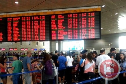 مئات المسافرين عالقون في مطار تل ابيب بسبب غياب الطيارين