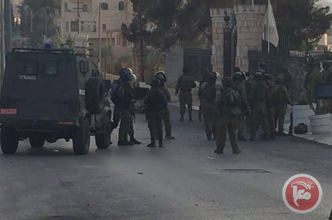 القاء عبوة باتجاه قوات الاحتلال شمال بيت لحم
