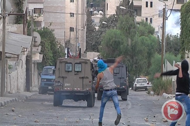 اصابة شاب برصاص الاحتلال واعتقال زميله جنوب نابلس