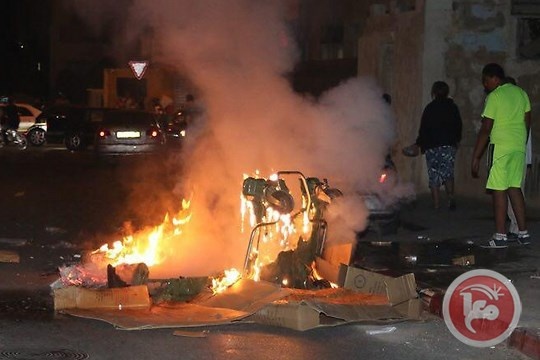 مواجهات في يافا واصابة 3 من الشرطة الاسرائيلية