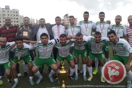 &quot;بنك القدس&quot; يحصل على لقب بطولة كأس فلسطين للمؤسسات 2015