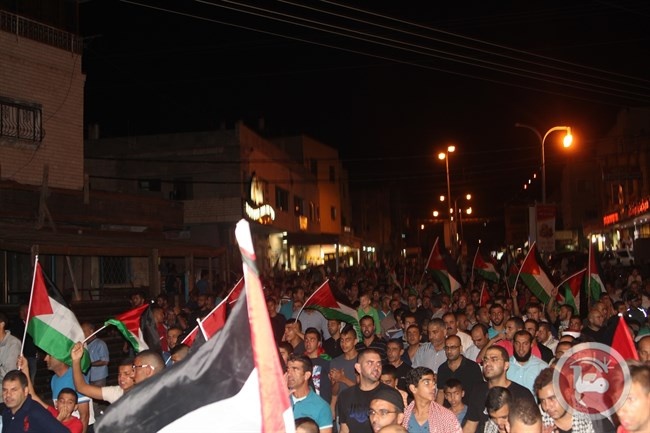 تظاهرة حاشدة شمال غزة دعما للهبة