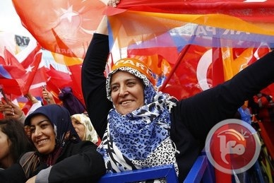 فوز ساحق لحزب اردوغان في الانتخابات التركية