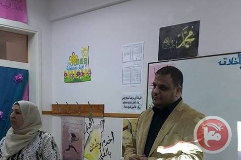 قلقيلية- محاضرة حول &quot;الانتماء&quot; لطالبات مدرسة العمرية الثانوية