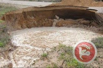 انهيارات وتصدعات في التربة على الحدود مع مصر