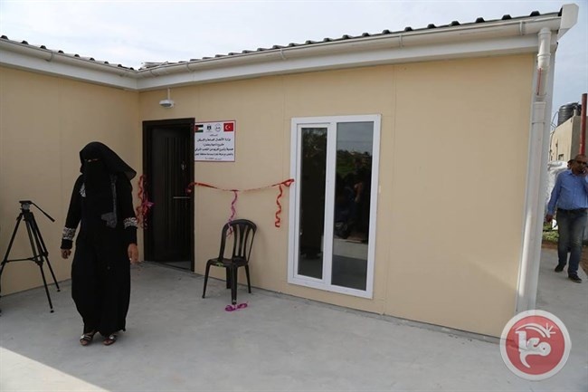 تسليم اول منزل جاهز في غزة